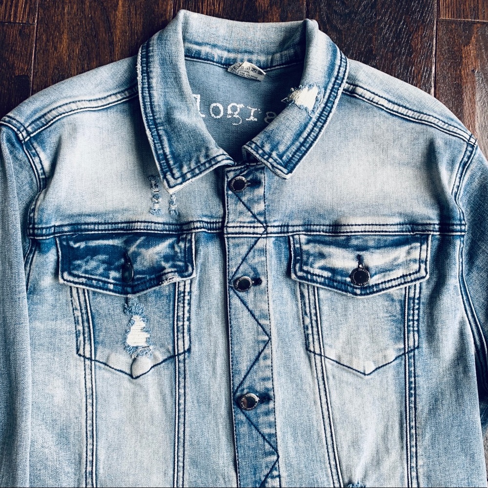 Kilogram Ripped Denim Jacket 🤩 - Picture 4 of 8